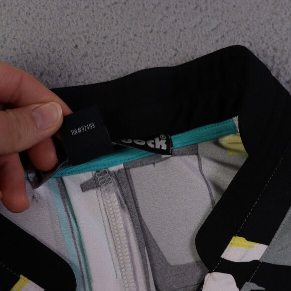 Jamie Sadock Top Womens M Sleeveless Abstract Colorful Tennis Golf Performance - Picture 7 of 12